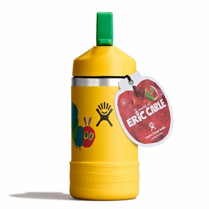 kids-12-oz-bottle-world-of-eric-carletm-j4 le26-w12-1000-kids-12-oz-wide-straw-cap-and-boot-yellow-caterpillar-straight-lid-open-withtag_1.jpg